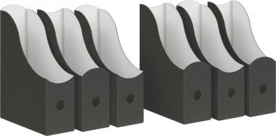 Лоток для бумаг CG-3VP-BL-85mono, вертикальный, набор 6 штук – фото 1