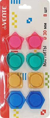 Магниты для досок Фигуры разноцветные 8 шт