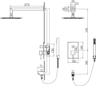 Shower Panels SP-54 – фото 1