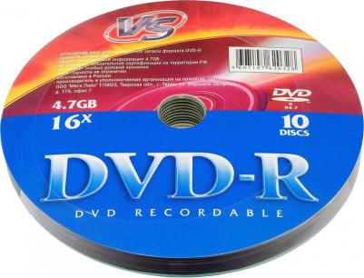 Диски DVD-R 16x 4.7Gb CakeBox 50шт VSDVDRCB5001/62036 – фото 5