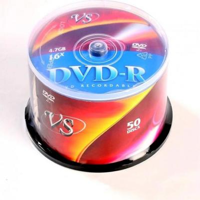 Диски DVD-R 16x 4.7Gb CakeBox 50шт VSDVDRCB5001/62036 – фото 7