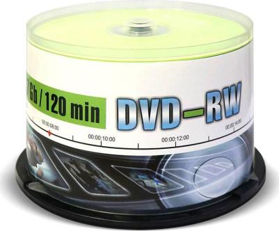 Диск DVD+RW 4.7 Gb, 4x, Cake Box (50), (50/300) – фото 3