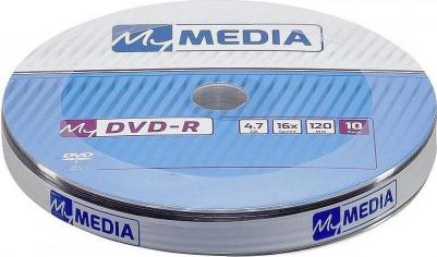 Диск DVD-R 4.7Gb 16x Pack wrap (10шт) (69205) – фото 1