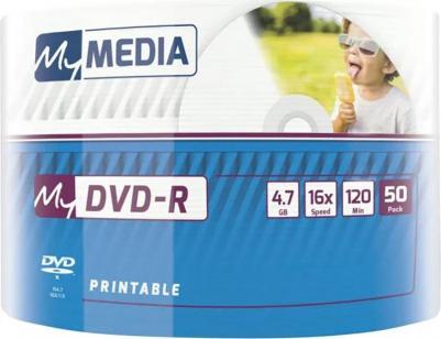 Диск DVD-R 4.7Gb 16x Pack wrap (50шт) Color Printable (69202) – фото 1