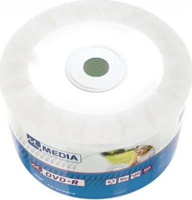 Диск DVD-R 4.7Gb 16x Pack wrap (50шт) Color Printable (69202)
