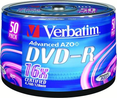 16x Диск DVD-R (упаковка 50шт. на шпинделе) (43548) – фото 1