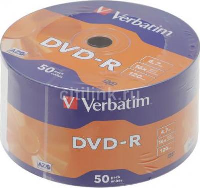 Диск DVD-R 4.7Gb 16x bulk (50шт) (43788) – фото 2