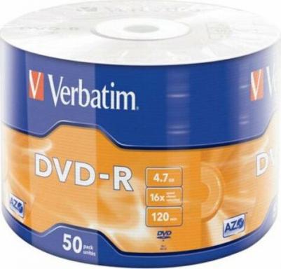 Диск DVD-R 4.7Gb 16x bulk (50шт) (43788)