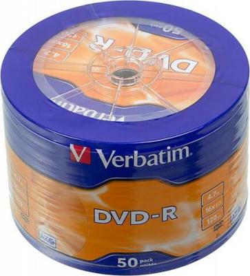 Диск DVD-R 4.7Gb 16x bulk (50шт) Printable (43793)
