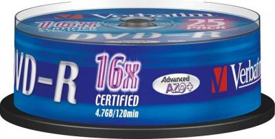 Диск DVD-R 4.7Gb 16x Cake Box (25шт) (43522) – фото 4