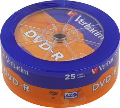 Диски DVD-R 4.7Gb Shrink/25 (43730) 16x – фото 1