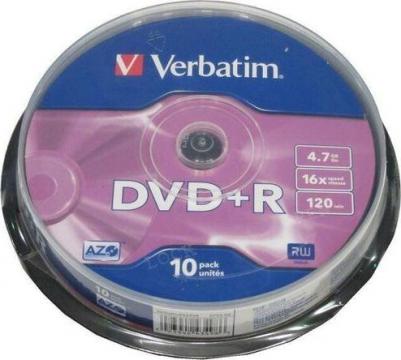 Оптический диск DVD+R 4.7ГБ 16x, 10шт., jewel case, printable [43508] – фото 4