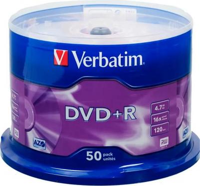 Оптический диск DVD+R диск 4,7Gb 16x 50шт. CakeBox (43550) – фото 11
