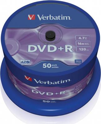 Оптический диск DVD+R диск 4,7Gb 16x 50шт. CakeBox (43550) – фото 15