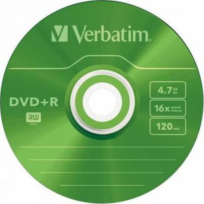 Оптический диск DVD+R диск 4,7Gb 16x Color SlimCase 5шт (43556) – фото 3