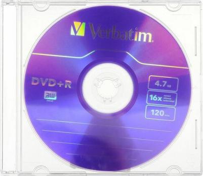 Оптический диск DVD+R диск 4,7Gb 16x Color SlimCase 5шт (43556) – фото 5