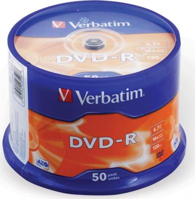 Оптический диск DVD-R 4.7ГБ 16x, 50шт., wagon wheel [43731] – фото 2