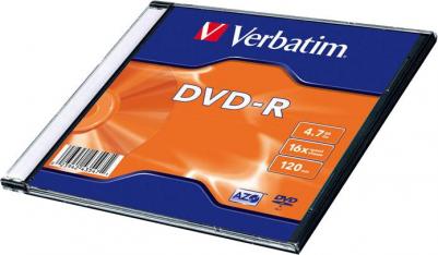 Оптический диск DVD-R 4.7ГБ 16x slim case, color ( 43557 ) 5 шт – фото 2