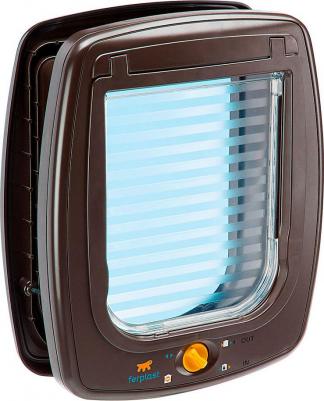 Дверца для животных Swing 9, коричневая, 17х20см – фото 4