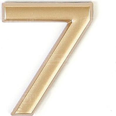 Цифра пластик самоклеющаяся 40х32 7 мат.зол lnp4 mg #7 – фото 1