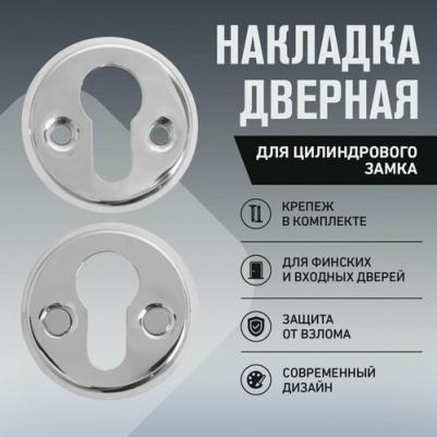 Накладка для цилиндрового механизма для финских дверей 016PZ-50 CP