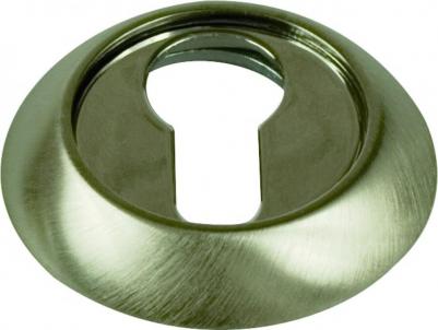 Комплект накладок на ключевой цилиндр круглая Sillur CL S.Chrome