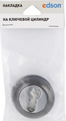 Накладка на замок EDS-SC-Z01 ?50.2 мм цвет матовый чёрный – фото 1