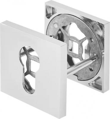 Накладка на цилиндр ET.K.QS52 54x54 см цвет матовый хром – фото 4