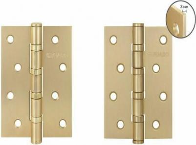 Петля дверная универсальная HEAVY IN4400U 100х75х3 мм SSG сатин. золото /46515/ – фото 2