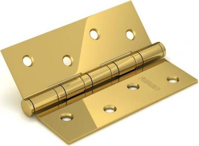 Петля карточная универсальная неразъемная 100х75 мм латунь – фото 6