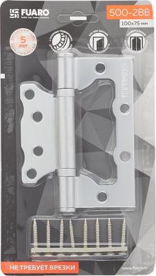 Петля универсальная без врезки 500-2BB/BL 100x2,5 PC блистер – фото 5