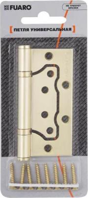 Петля универсальная без врезки 500-2BB/BL 100x2,5 SB матовое золото – фото 2