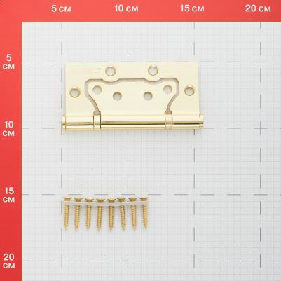Петля универсальная без врезки 500-2BB/BL 100x2,5 SB матовое золото – фото 6