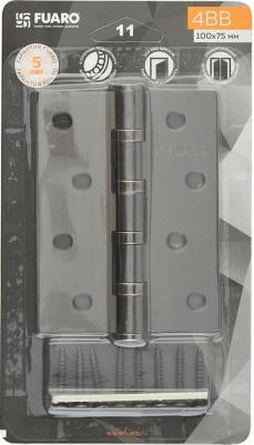 Петля универсальная U1004BB-GR/BL 100х75х2.5 мм сталь цвет графит – фото 3