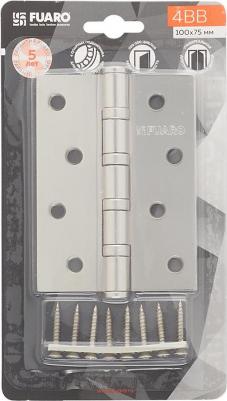 Универсальная петля 4BB/BL 100x75x2,5 SN мат. никель блистер 30987 – фото 3