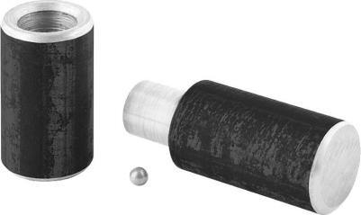 Петля гаражная с шаром, D 20 X 120 мм, 4 шт