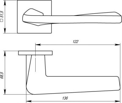 Раздельная ручка TORSO USS MWSC-33 – фото 1