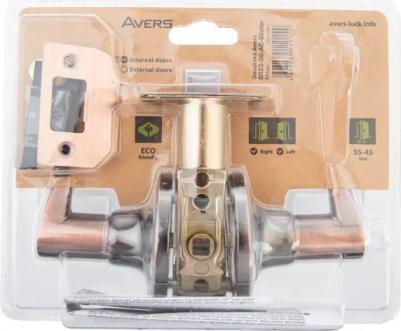 Ручка-защёлка 8023-05-AC, без запирания, сталь, цвет старая медь 4603869110154 – фото 1