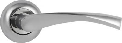 Дверная ручка EDS-14-Z01 без запирания алюминий гальваническое покрытие цвет матовый хром – фото 9