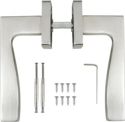 Дверные ручки EDS-142H-Q1, цвет никель – фото 3