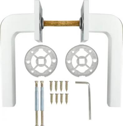 Дверные ручки EDS-174H-Q2, цвет белый – фото 7