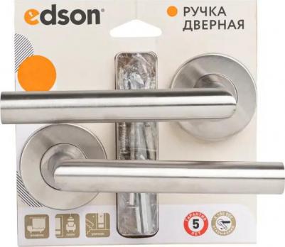 Дверные ручки EDS-6335 без запирания цвет никель – фото 2