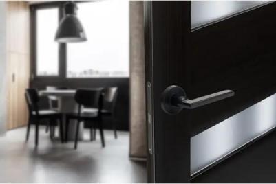 Дверные ручки EDS-6337 без запирания цвет черный – фото 10