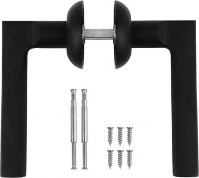 Дверные ручки EDS-76H-R1, цвет черный 4610144724791 – фото 2