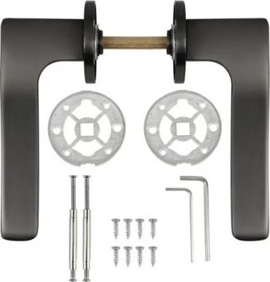 Дверные ручки EDS-89H-R2, цвет графит – фото 6