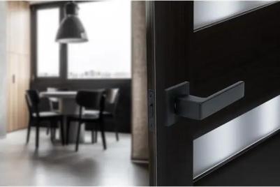 Дверные ручки P10Q2, без запирания, цвет черный 4610144726351 – фото 3