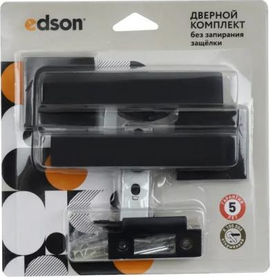 Дверные ручки P10Q2, без запирания, цвет черный 4610144726351 – фото 7