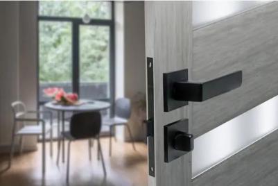 Дверные ручки WC10Q2, с запиранием, цвет черный – фото 4