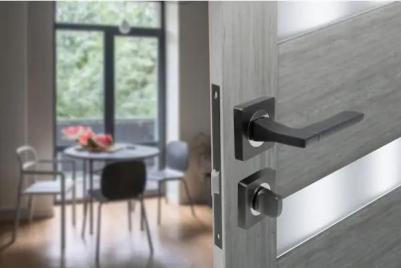 Дверные ручки WC15Q3, с запиранием, цвет графит 4610144726467 – фото 2