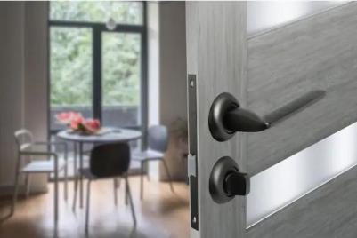 Дверные ручки WC4R1, с запиранием, цвет графит – фото 5